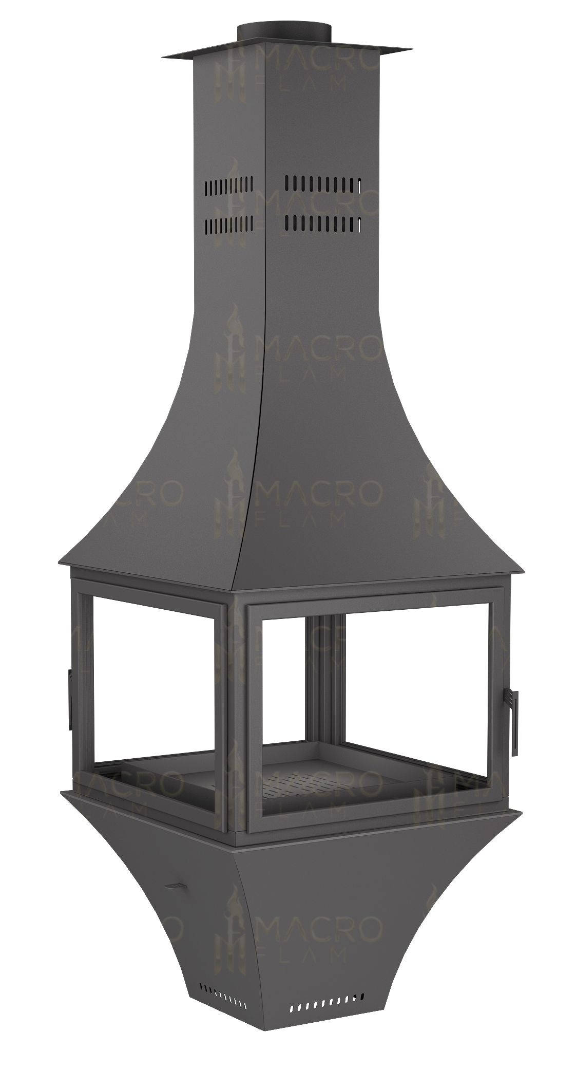  4 TARAFI AÇIK ŞÖMİNELER